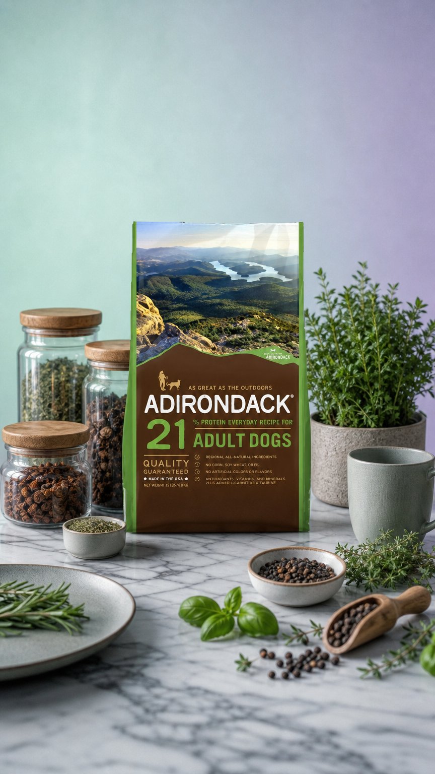 AI product shot of 21% Protein Recipe Dry Dog Food