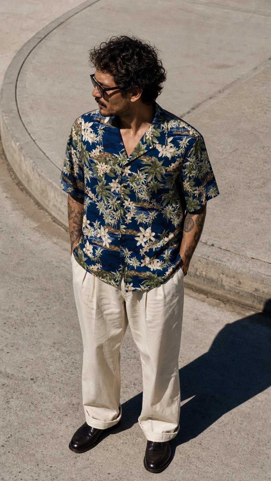 AI product shot of Heyday Navy