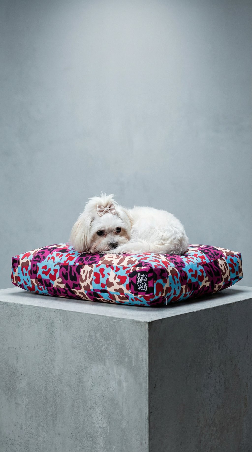 AI product shot of Jungle Pet Bed