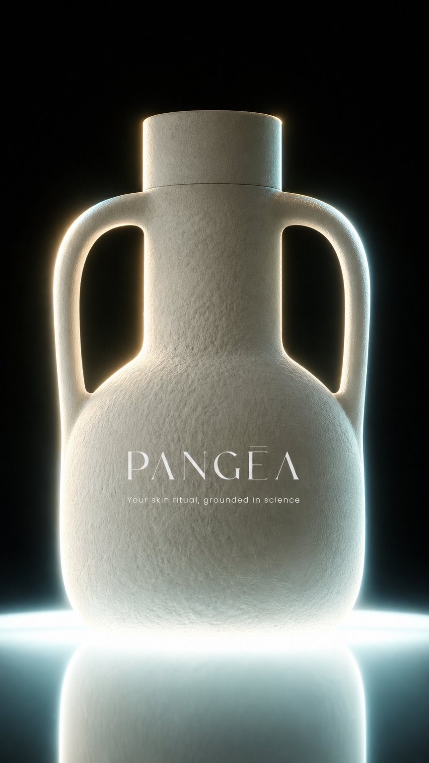 AI product shot of PANGEA - Your skin ritual, grounded in science