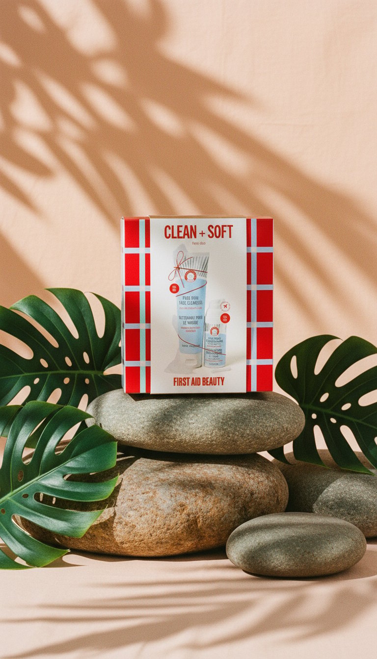 AI product shot of Clean + Soft Kit
