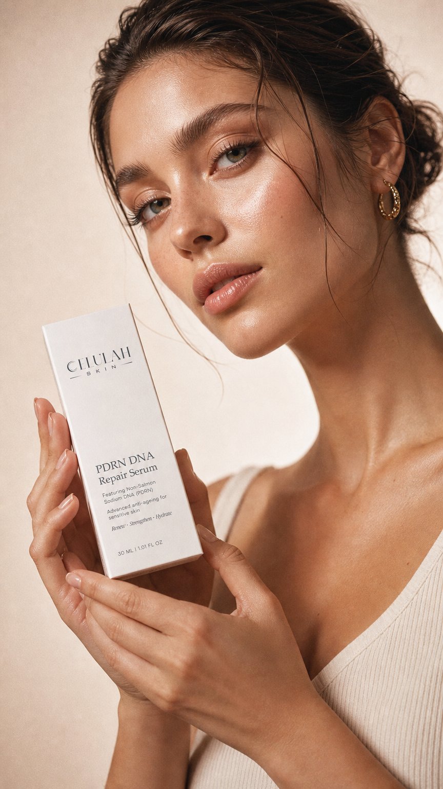AI product shot of PDRN DNA Repair Serum