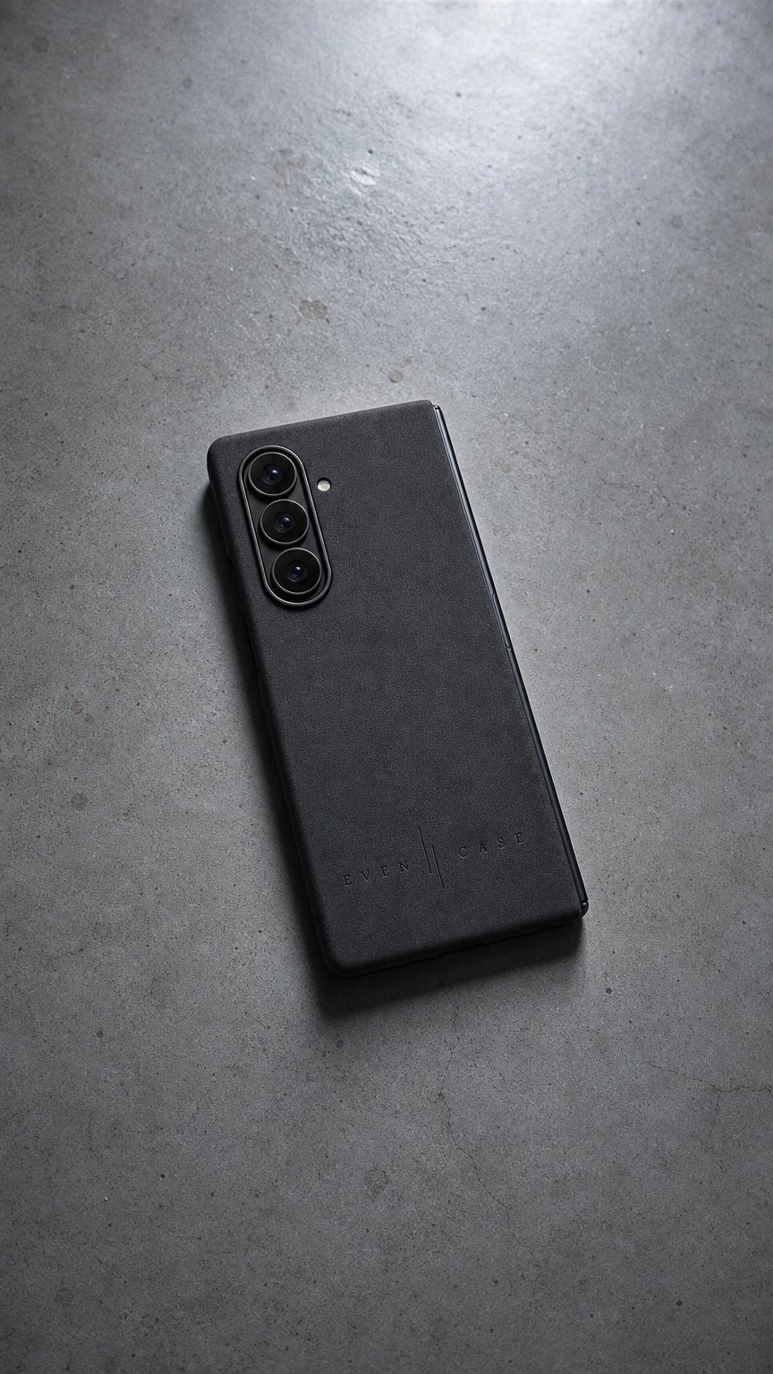 AI product shot of Samsung Galaxy Z Fold 7 Alcantara Cover
