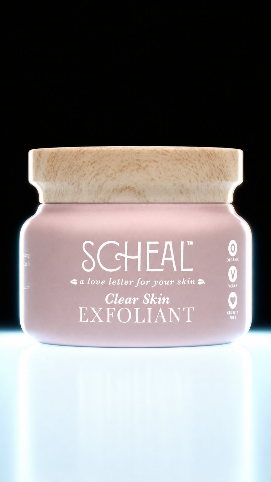 AI product shot of Clear Skin Acne Exfoliant