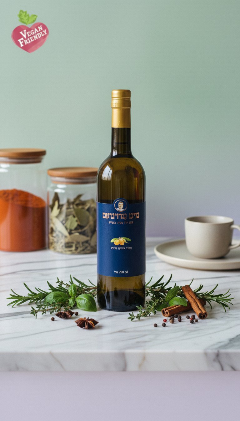 AI product shot of בקבוק 0.75 ליטר – בלנד אסקל ברנע