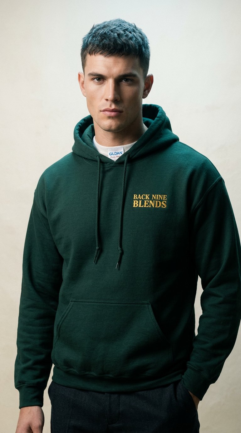 AI product shot of Golf Glove Hoodie