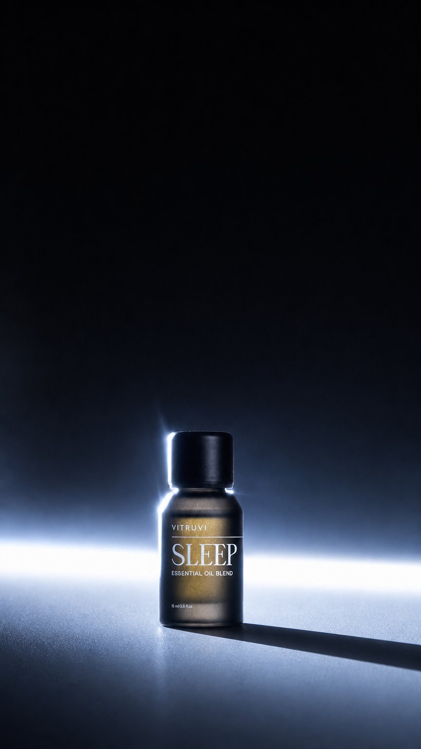 AI product shot of Sleep Essential Oil Blend