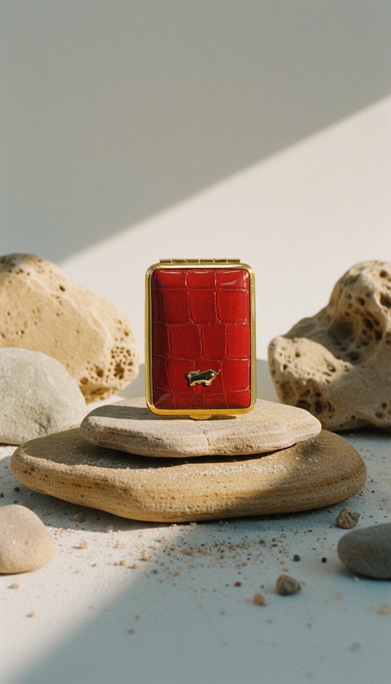 AI product shot of VERONA Pillendose rot
