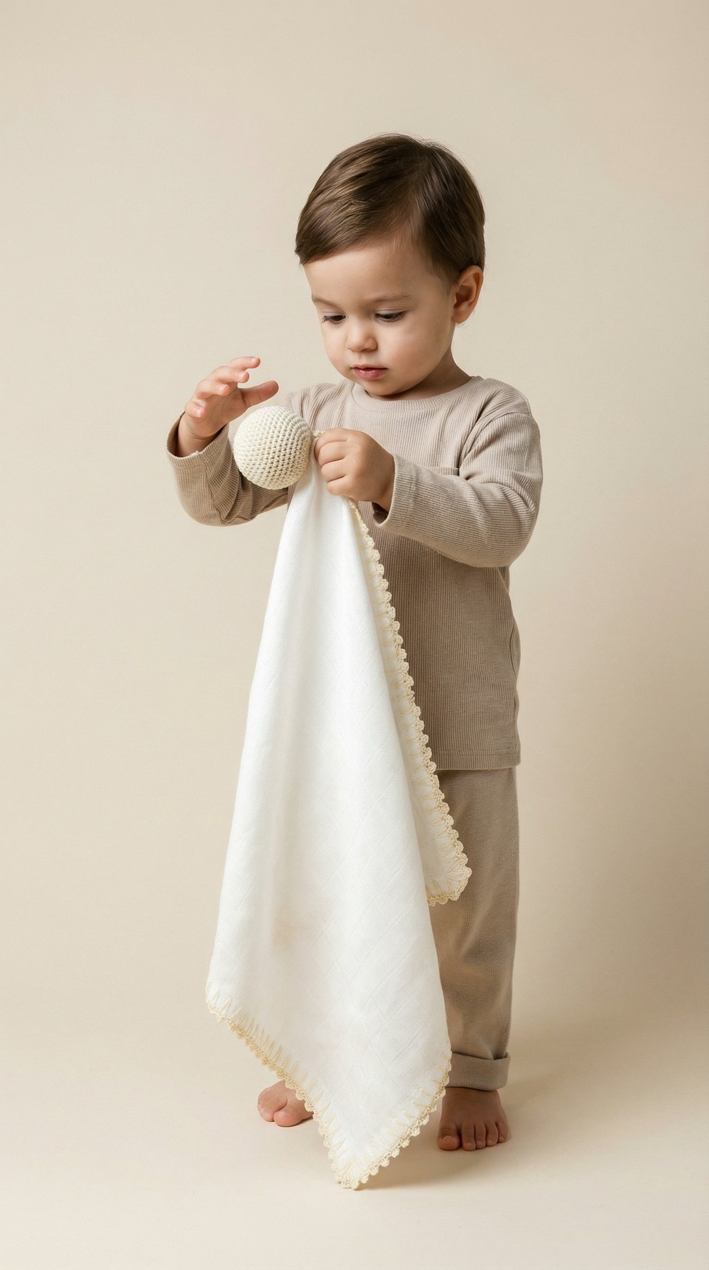 AI product shot of Cuddle Cloth - Beige
