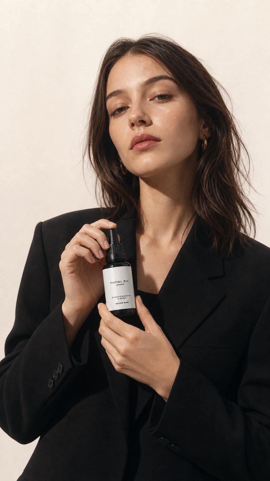 AI product shot of Facial Oil/Geranium, 30 ml