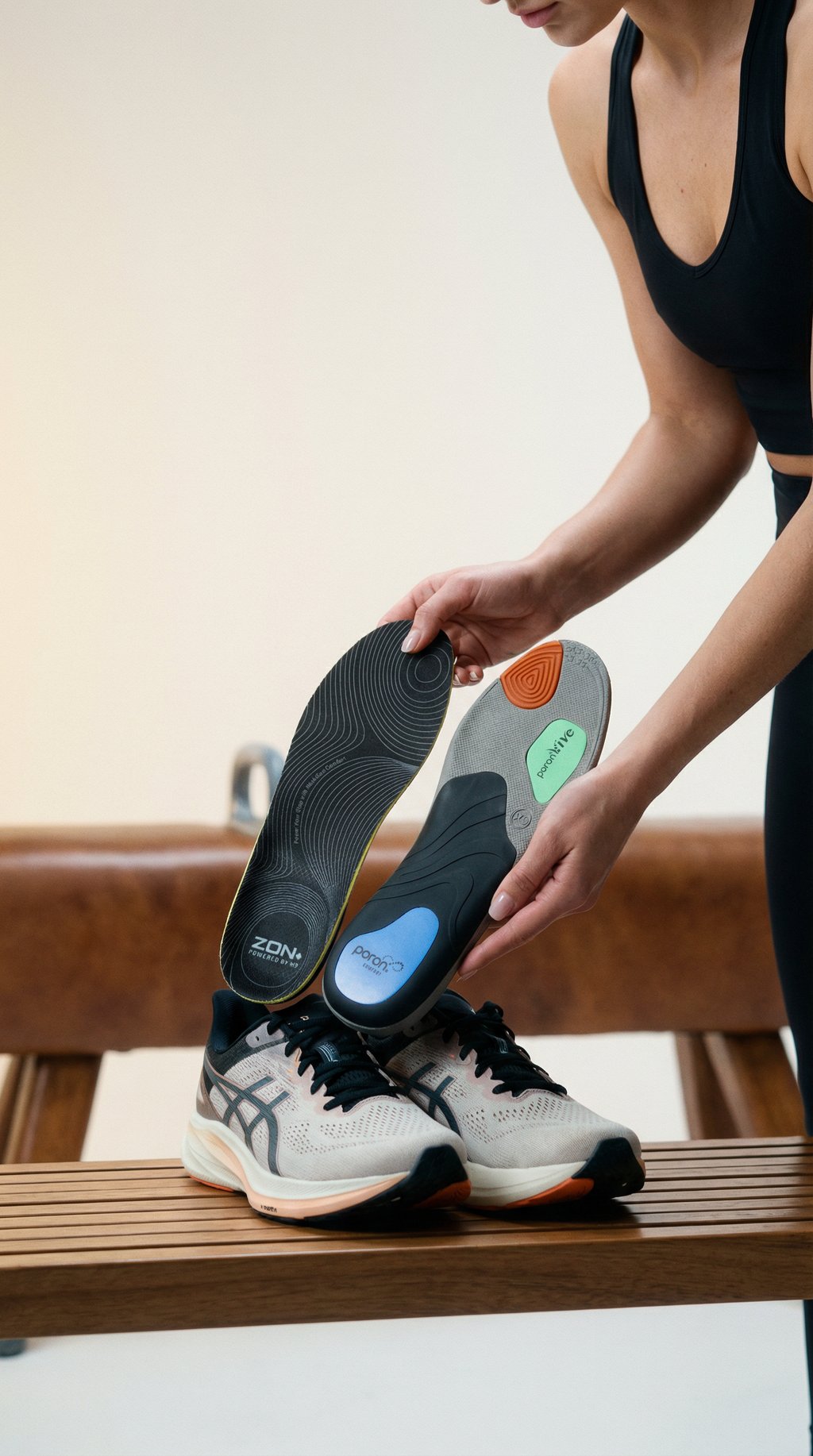 AI product shot of ZON+® Active Stride Sports Insoles