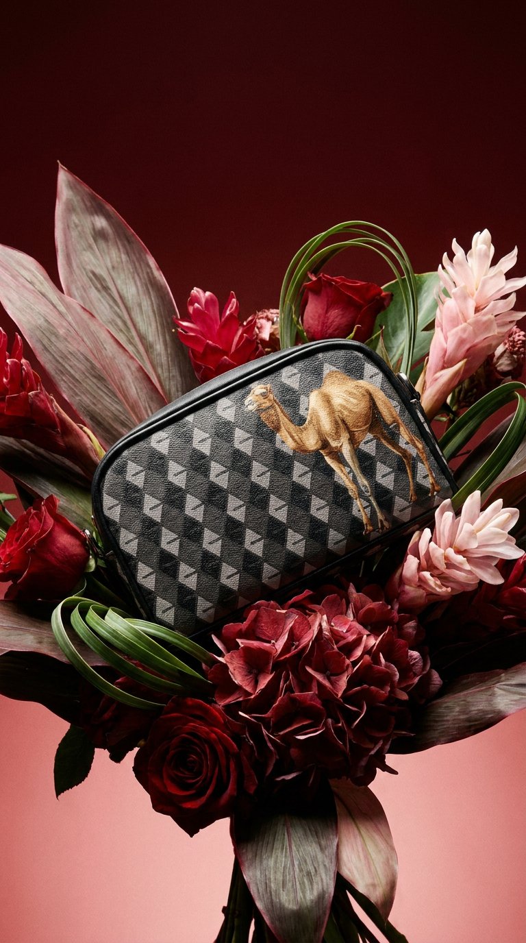 AI product shot of Cross Pouch Nomadic Soul