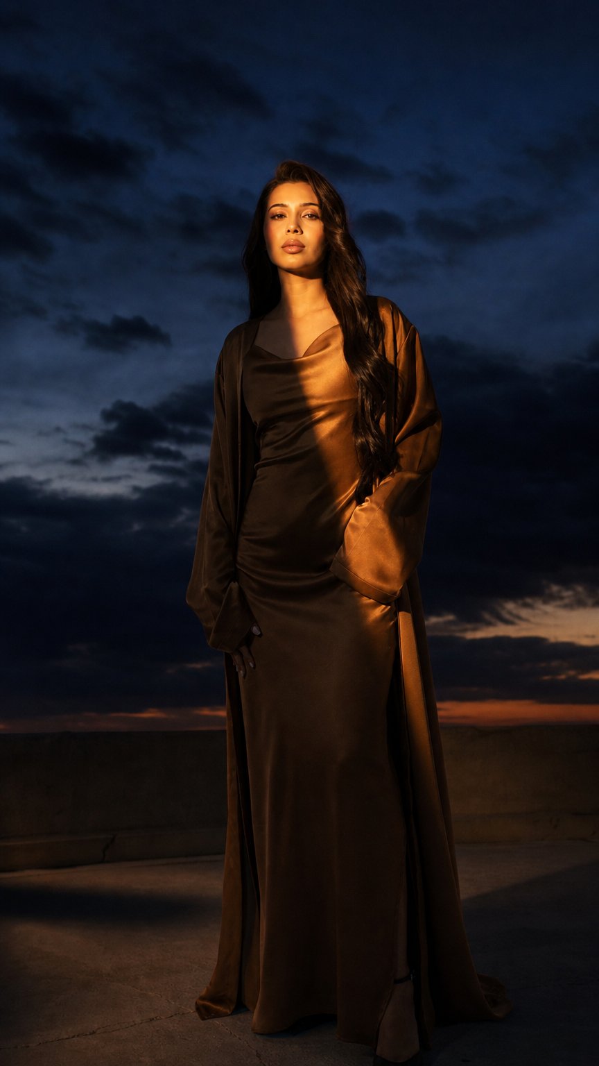 AI product shot of Anissa | Signature Abaya Set