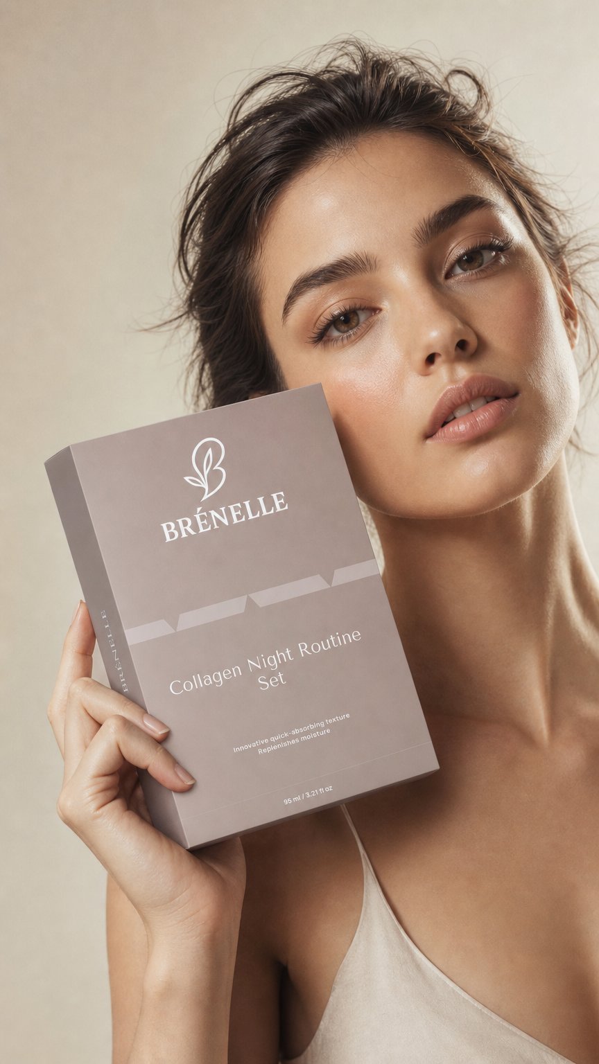 AI product shot of Collagen Night Routine Set