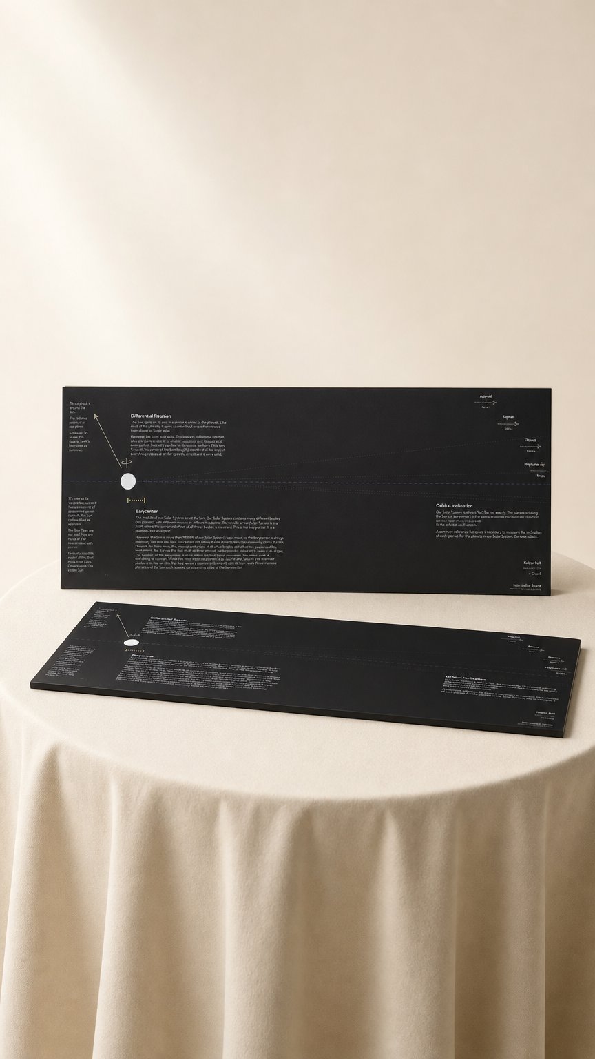 AI product shot of Metaltellus Diagrammatic Poster