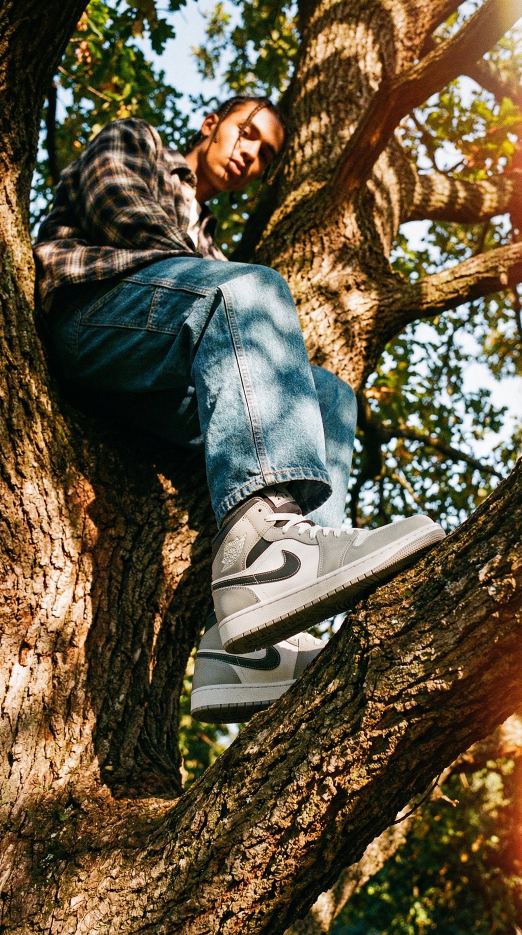 AI product shot of Jordan Air 1 Mid