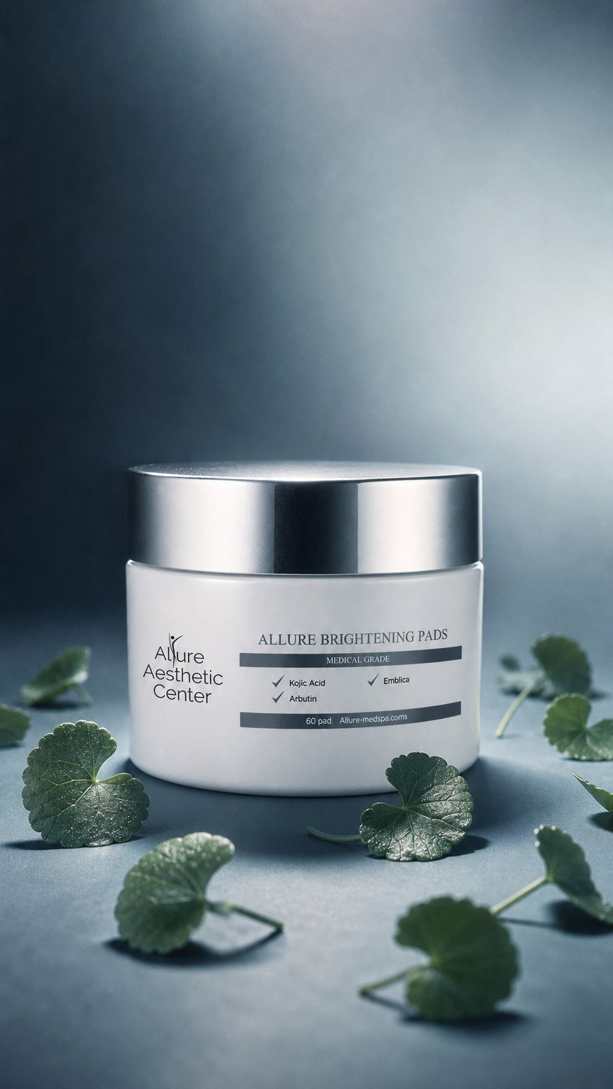 AI product shot of Brightening Pads 6%