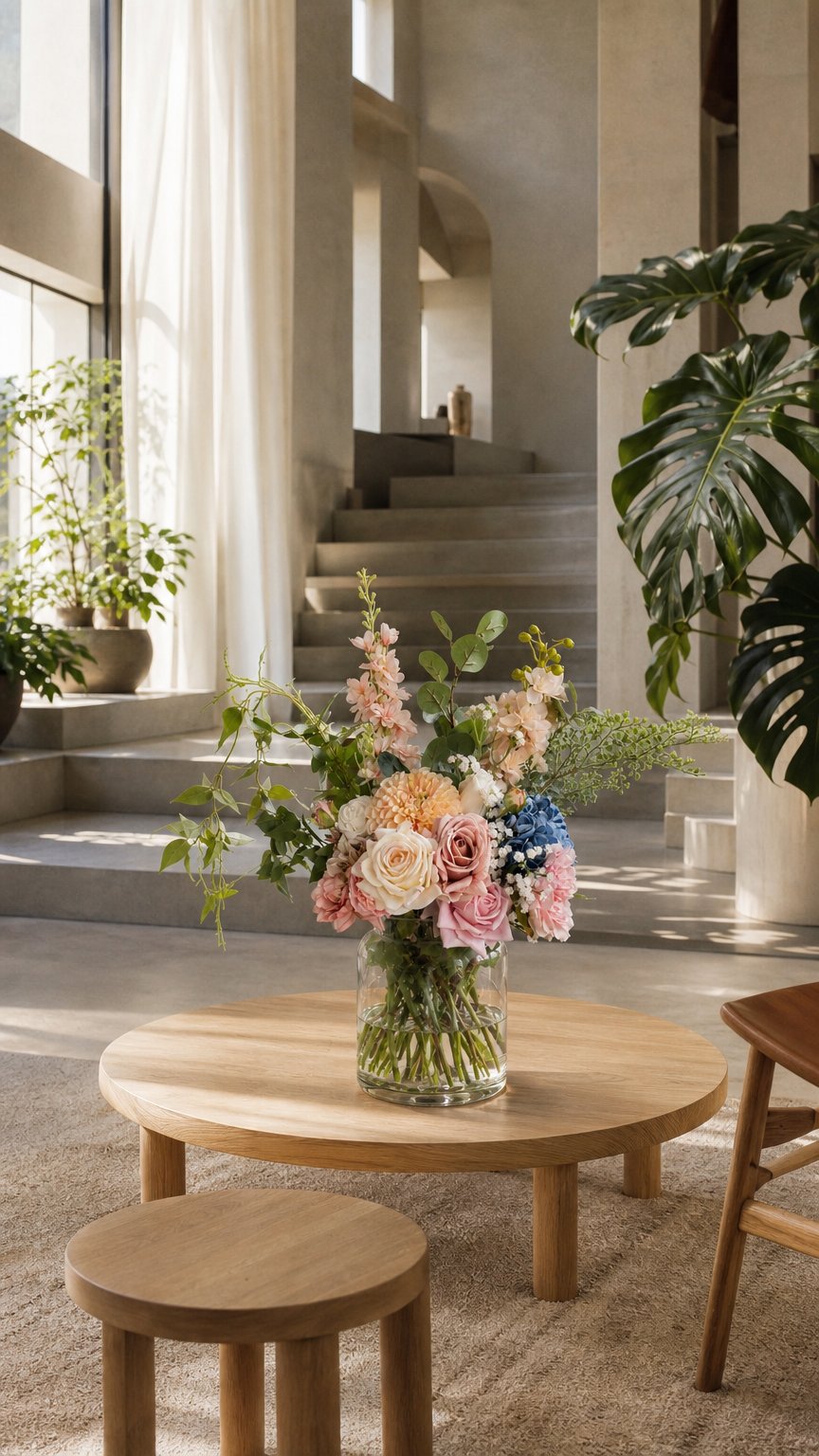 AI product shot of The Garden Hour Arrangement