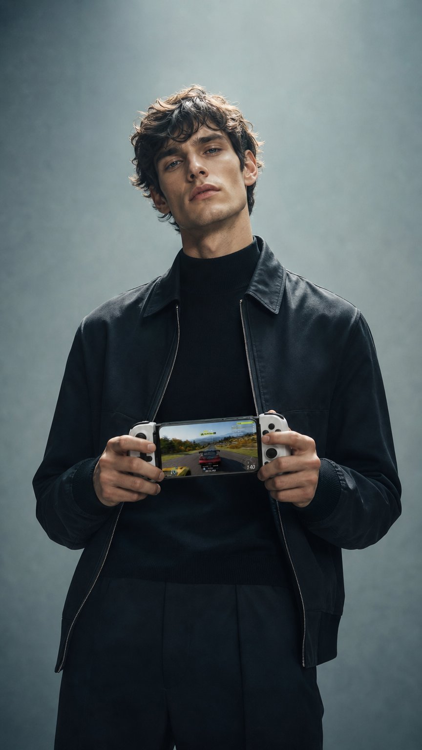 AI product shot of RigTech™ Pro – vezeték nélküli gamer kontroller telefonhoz
