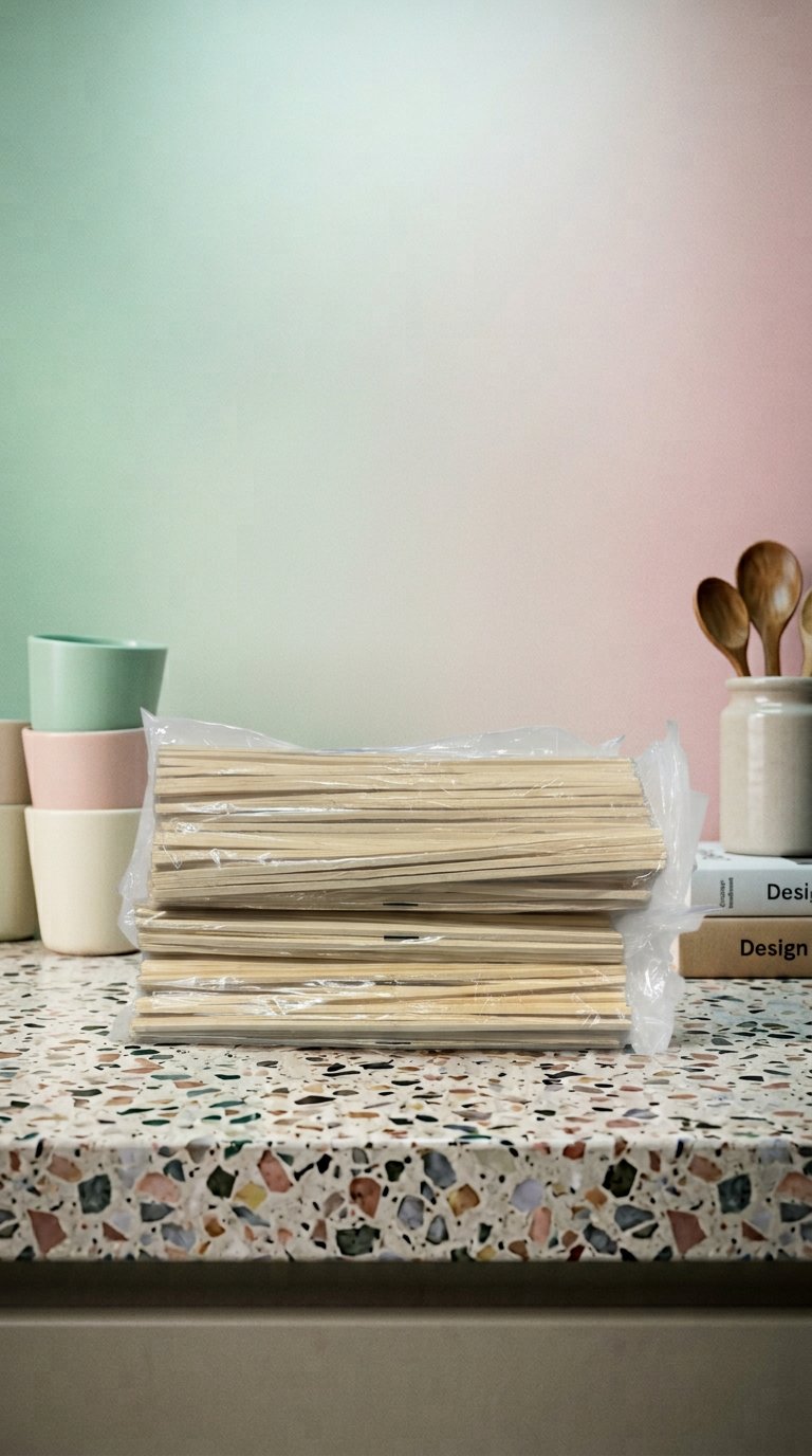 AI product shot of מקלות לשיערות סבתא (200 יחידות)