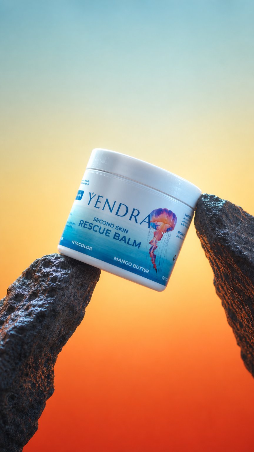 AI product shot of SECOND SKIN RESCUE BALM