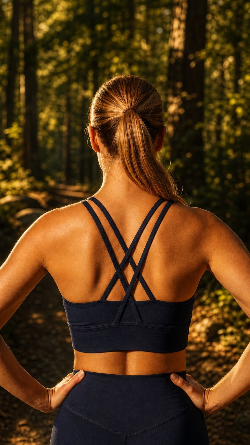 AI product shot of Women's Medium-Support Cross-Strap Sports Bra