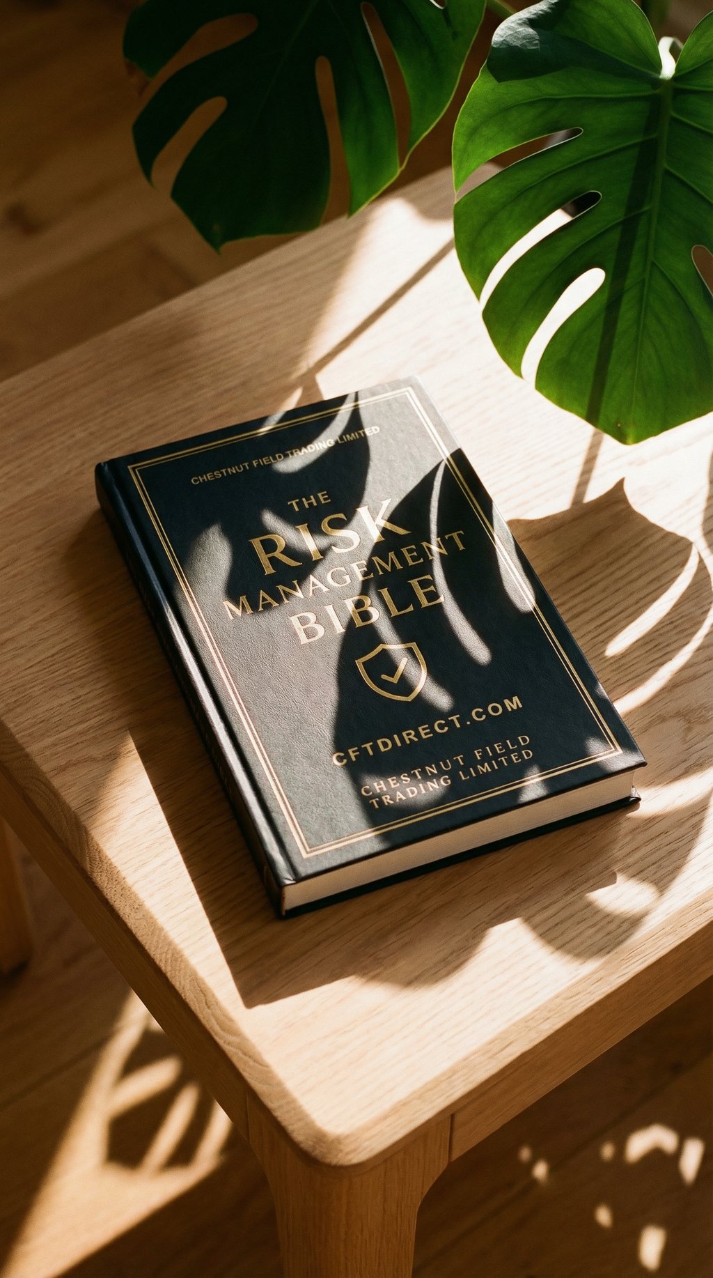 AI product shot of THE RISK MANAGEMENT BIBLE — PREMIUM EDITION