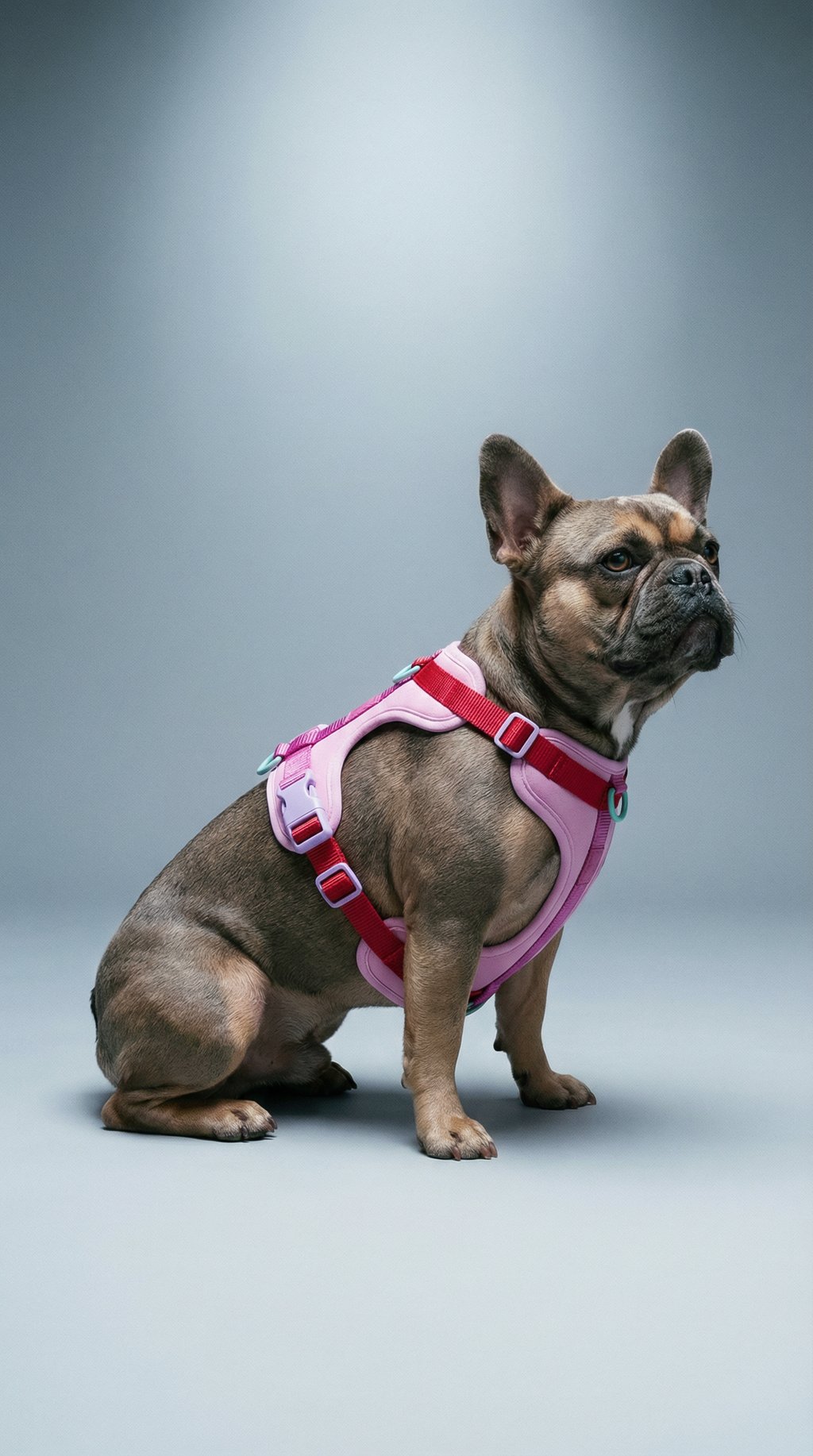 AI product shot of Cushioned Dog Harness