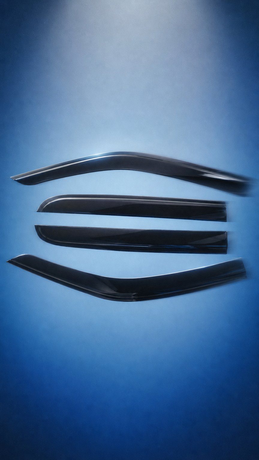 AI product shot of Mazda BT50 Window Visor set x 4