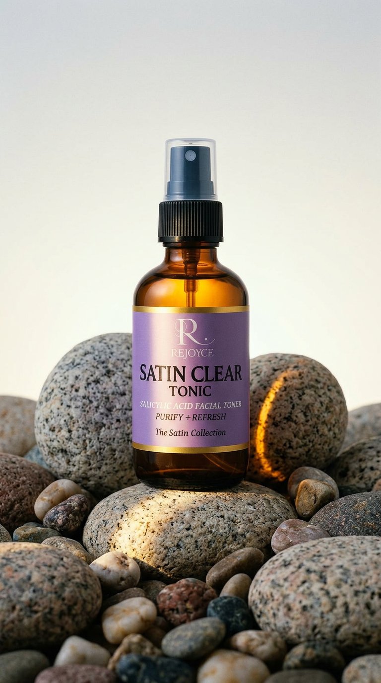 AI product shot of Satin Clear Tonic