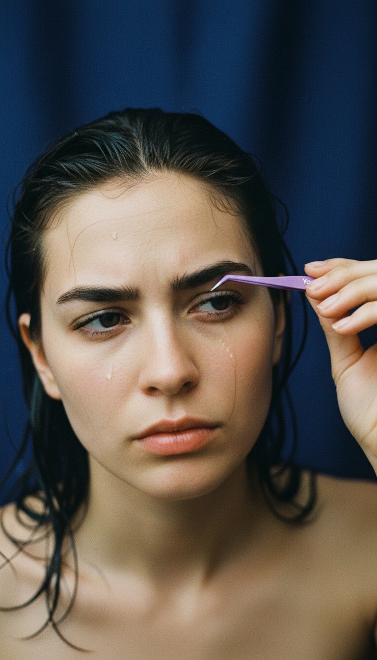 AI product shot of Precision Lash Applicator Tweezer