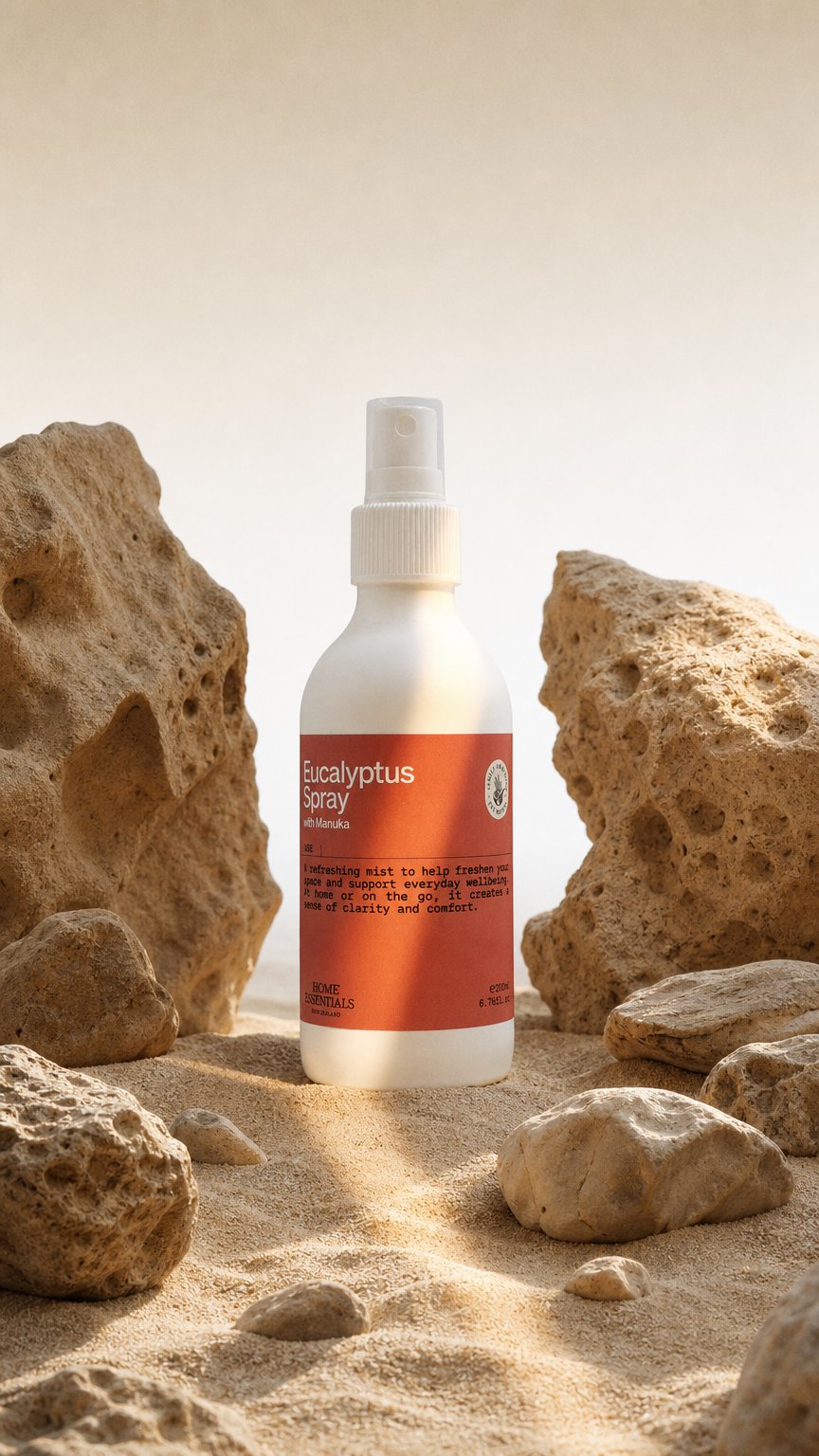 AI product shot of Eucalyptus Oil Spray
