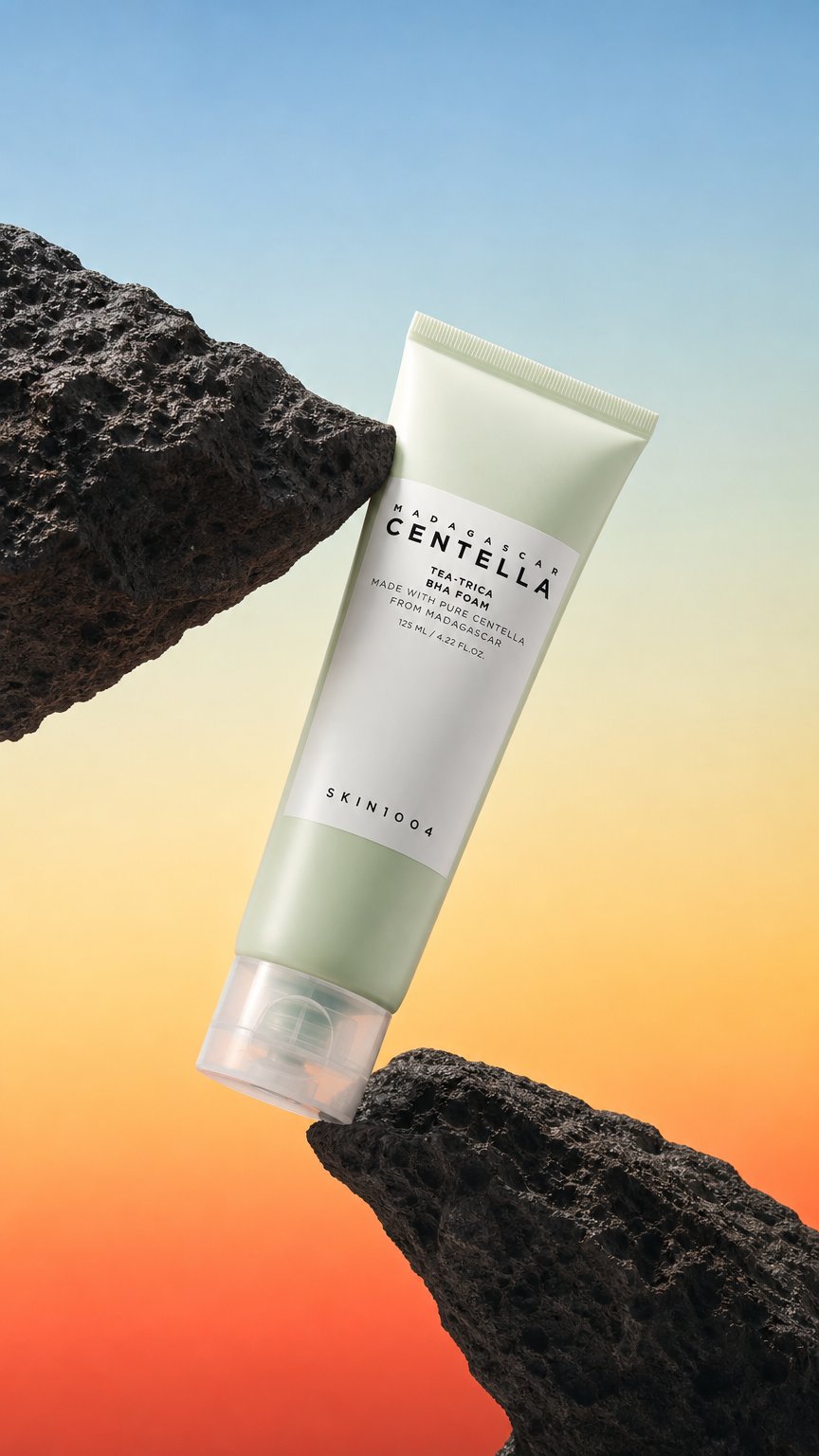 AI product shot of Skin 1004 - Tea Trica BHA Foam