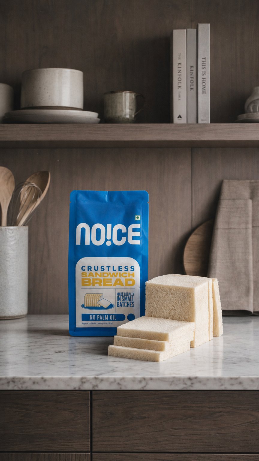 AI product shot of NO!CE Fresh. Authentic. Homestyle Goodness!