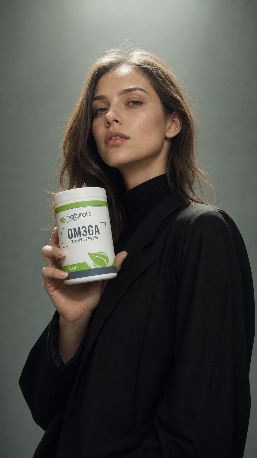 AI product shot of OM3GA