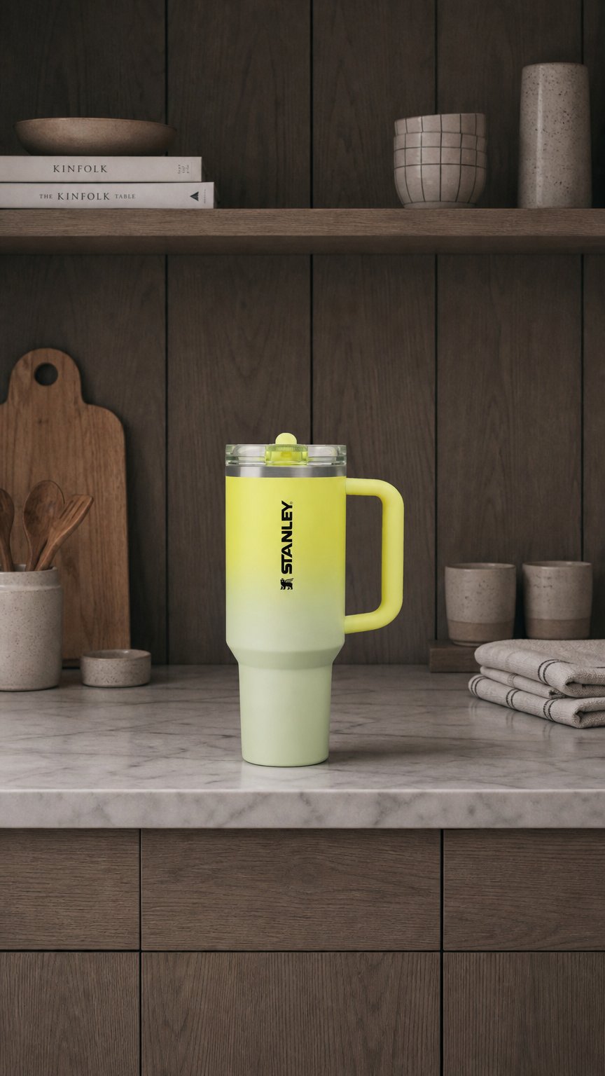 AI product shot of The Quencher ProTour Flip Straw Tumbler | 40 OZ