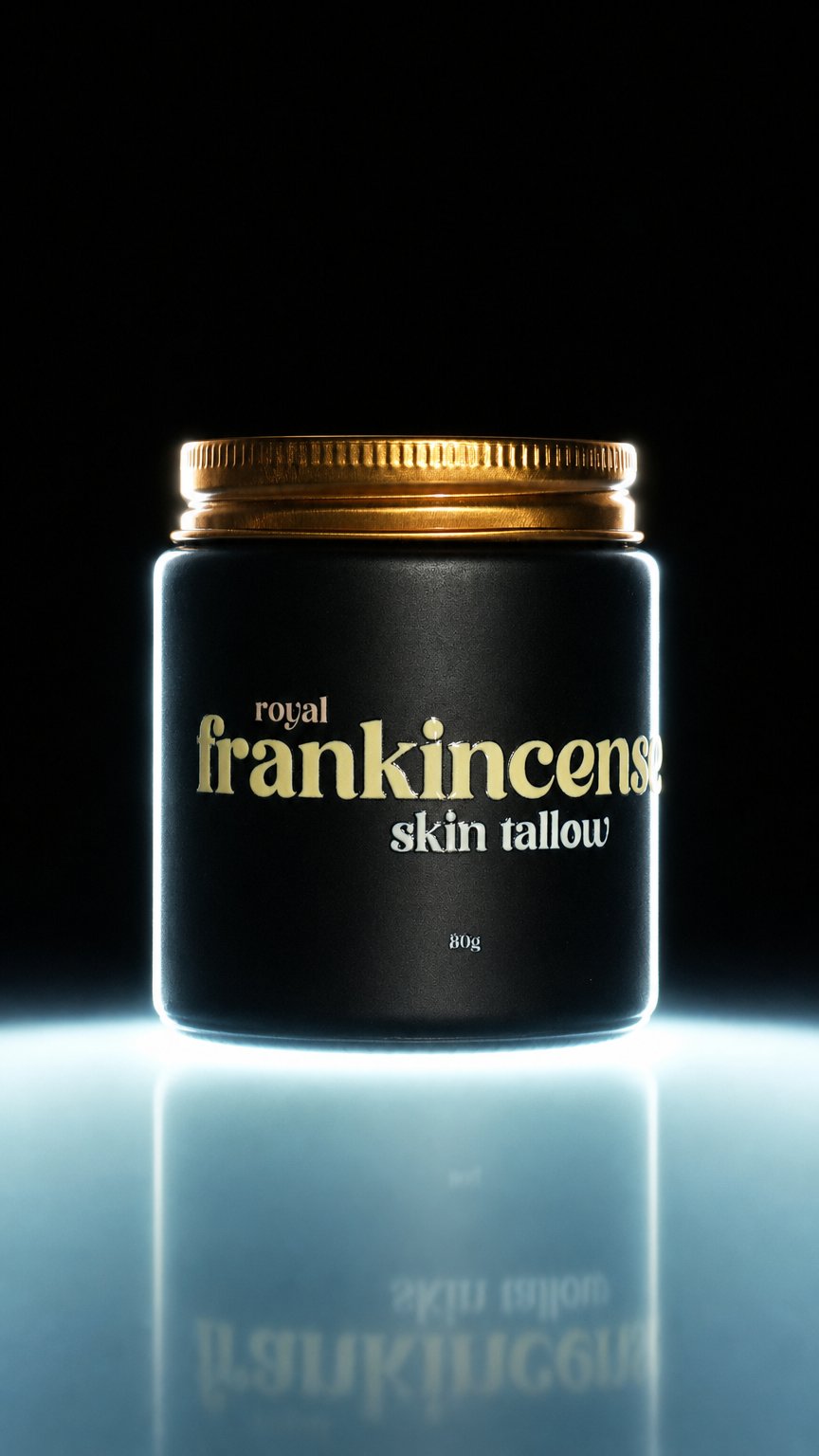 AI product shot of Frankincense Tallow for skin