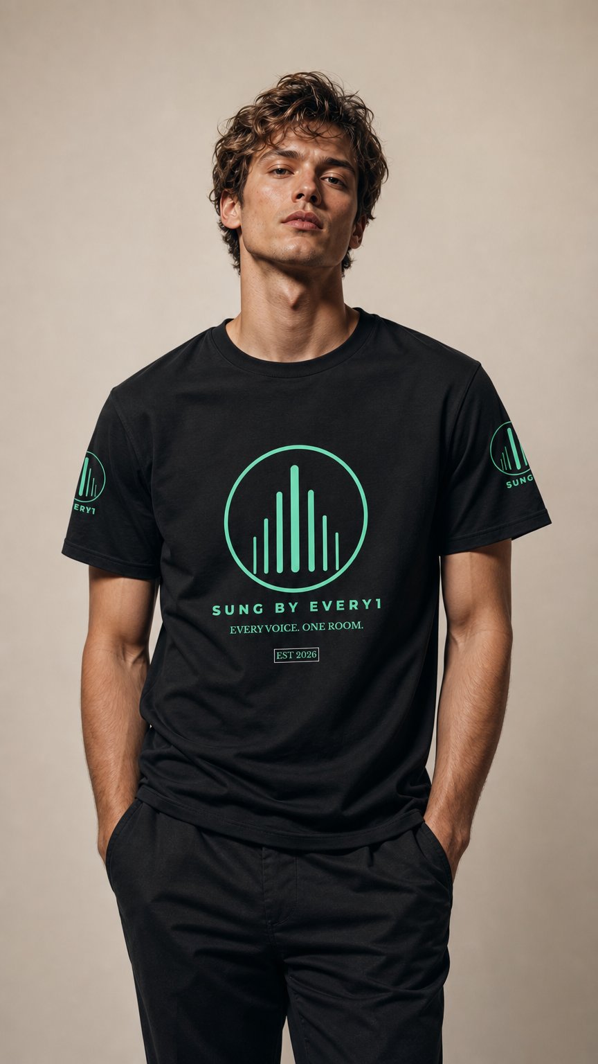 AI product shot of SBE1 Tee Shirt