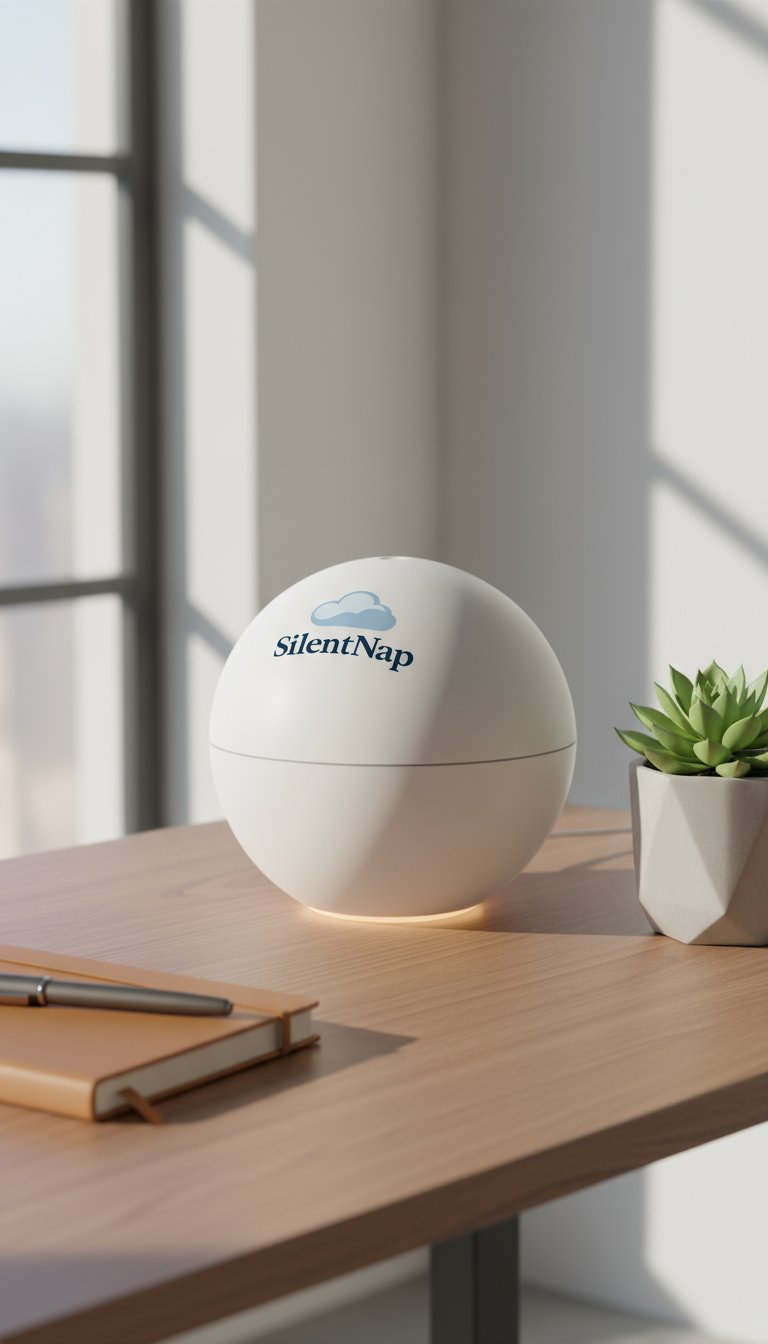 AI product shot of SilentNap