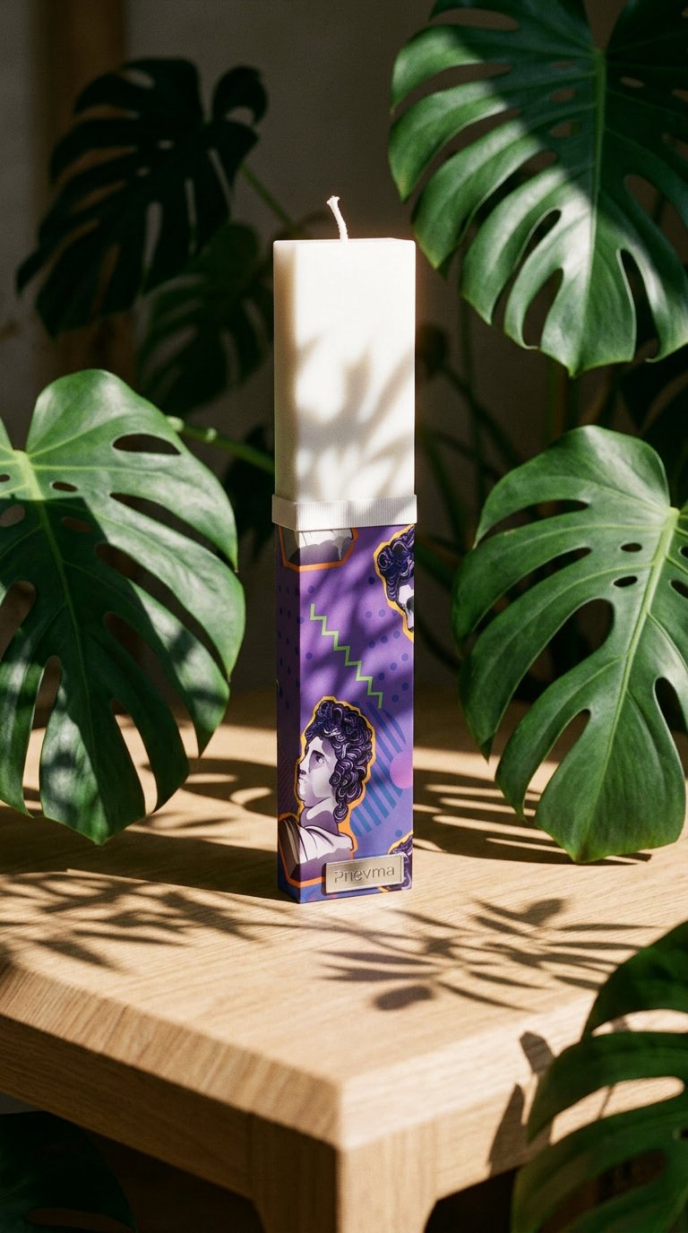 AI product shot of Λαμπάδα Αττικές μορφές 1