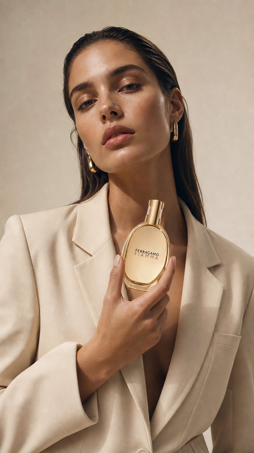 AI product shot of Ferragamo Fiamma - EDP 3.4 fl. Oz.
