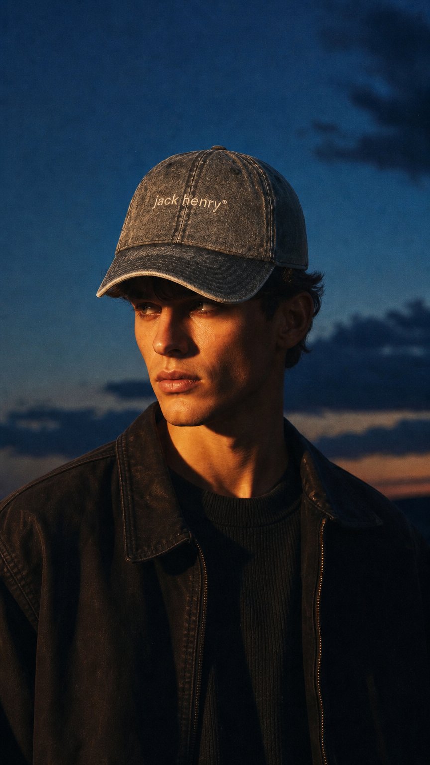 AI product shot of Jack Henry Vintage Twill Cap