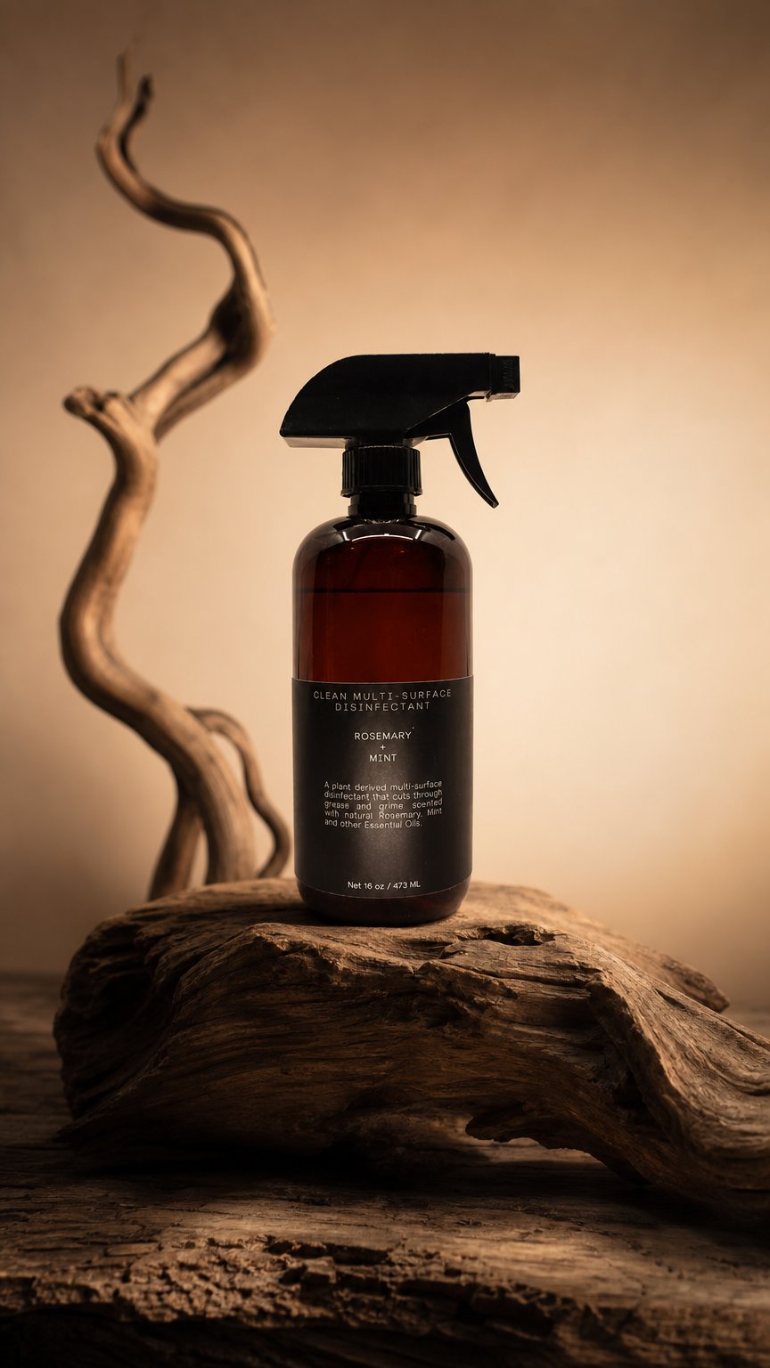 AI product shot of Clean Multi-Surface Disinfectant