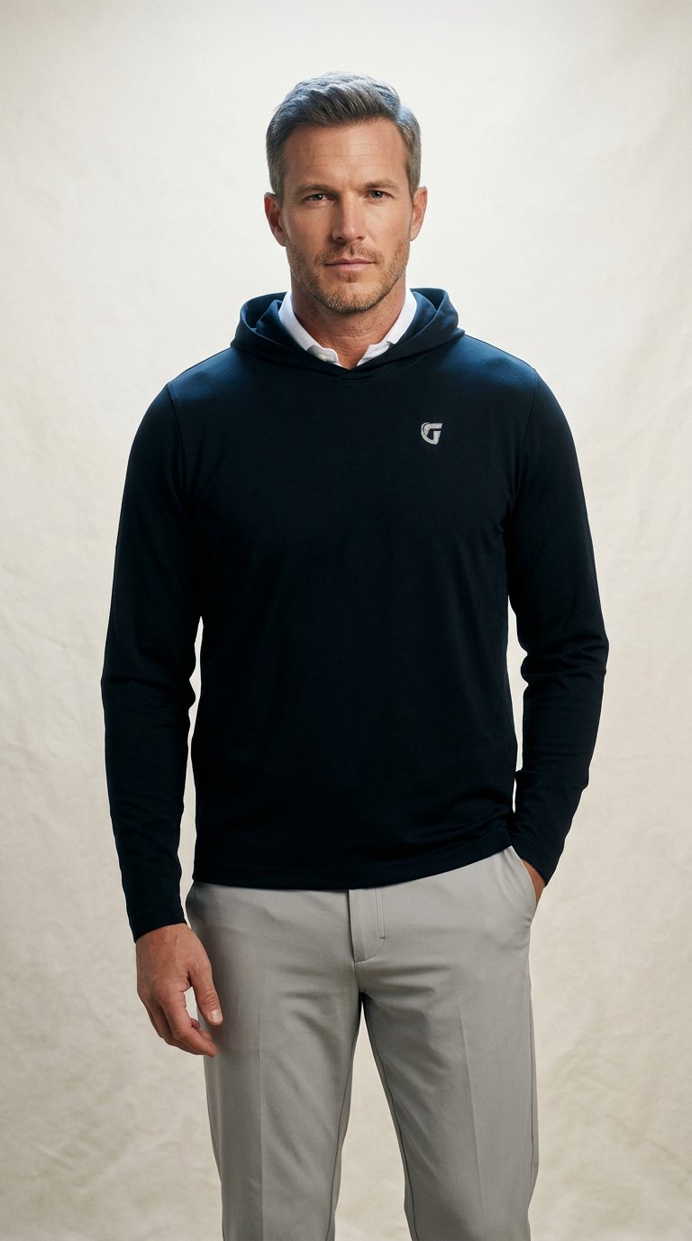AI product shot of H&B x GolfN - Jackson Pullover