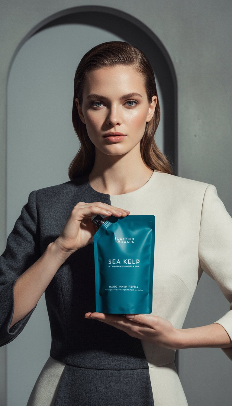 AI product shot of Sea Kelp Hand Wash Refill 1.2L
