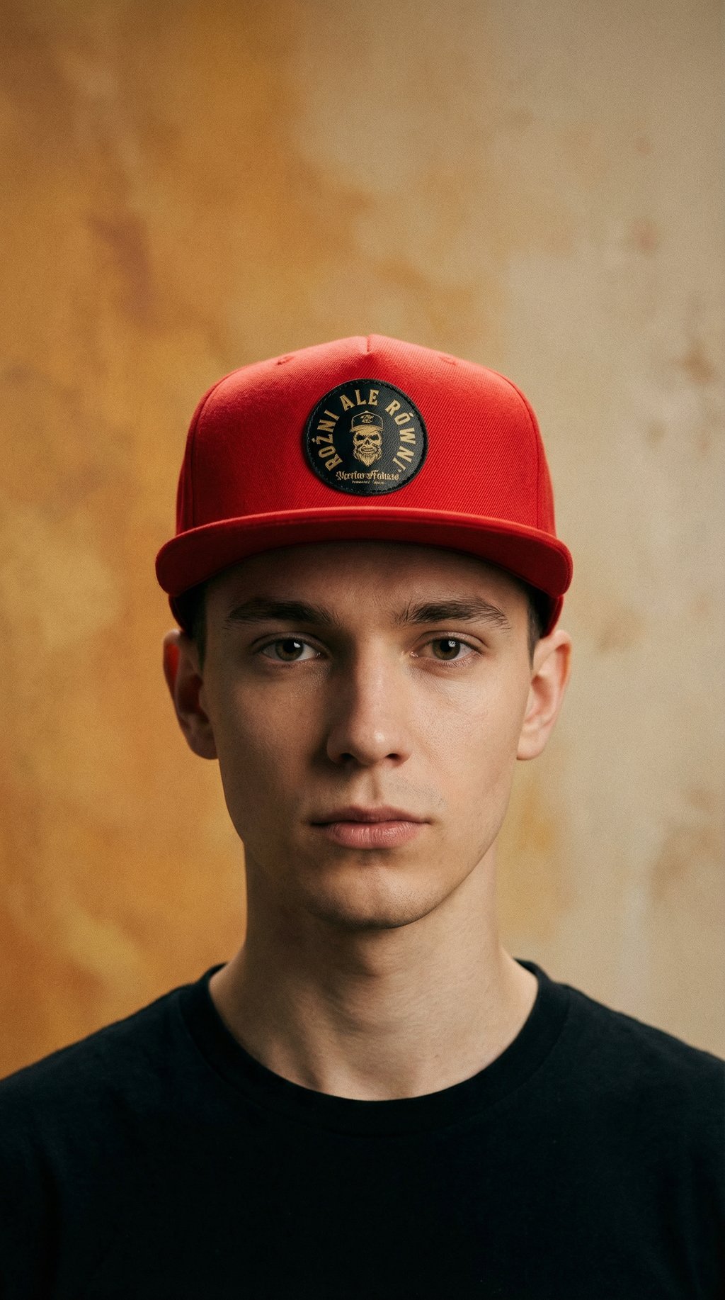 AI product shot of Czapka Snapback RaR tkana