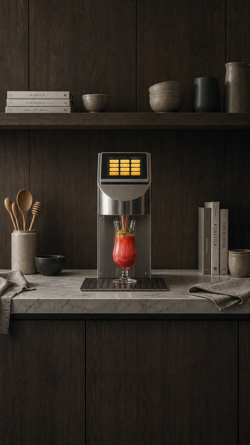 AI product shot of The Cocktailmaker® Einbauvariante Unterbau