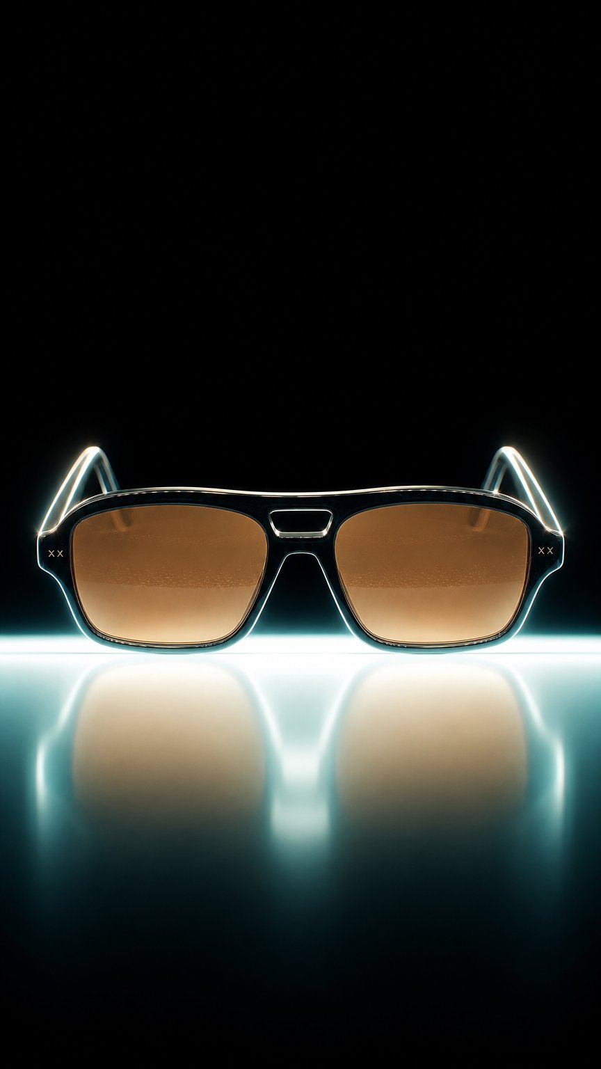 AI product shot of Milano in Noir Sun Readers
