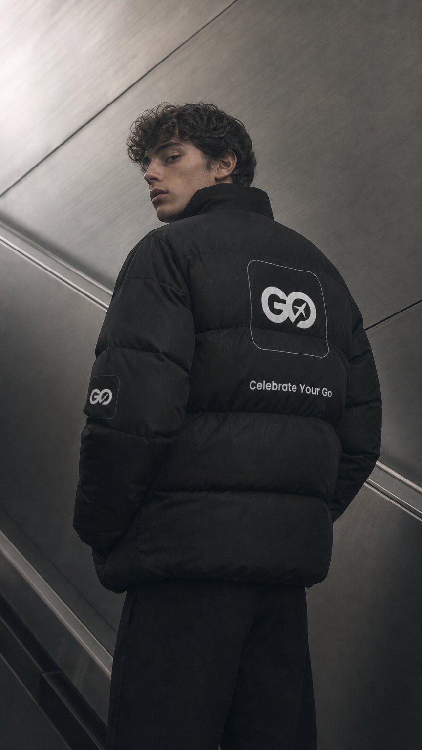 AI product shot of Men's Noire Haven Jacket