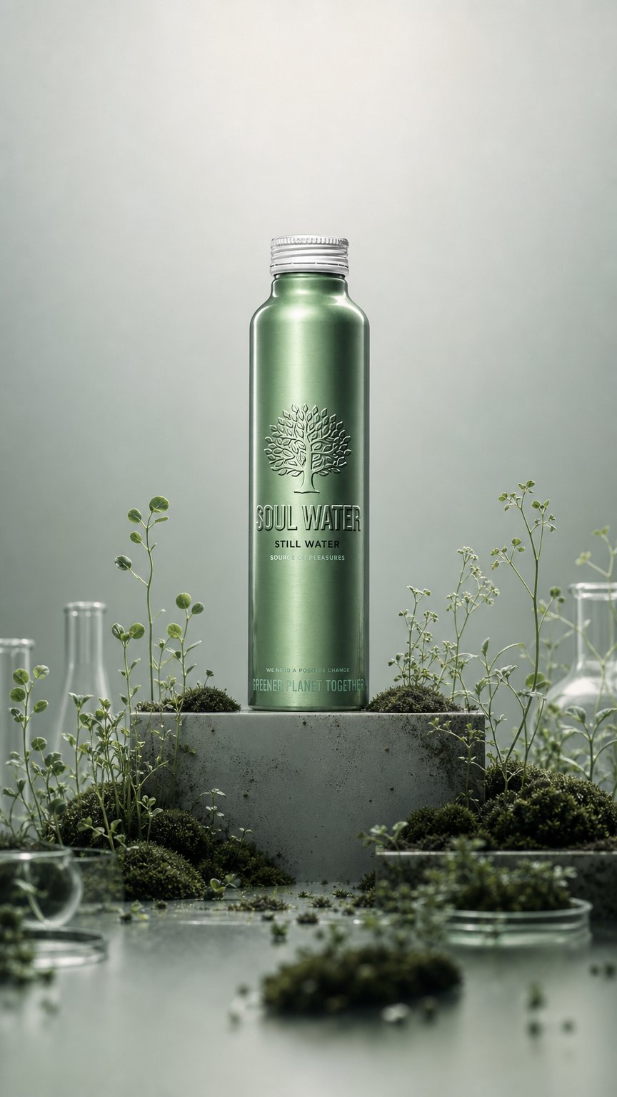 AI product shot of Still Water Bottle – 500ml – 12 pack